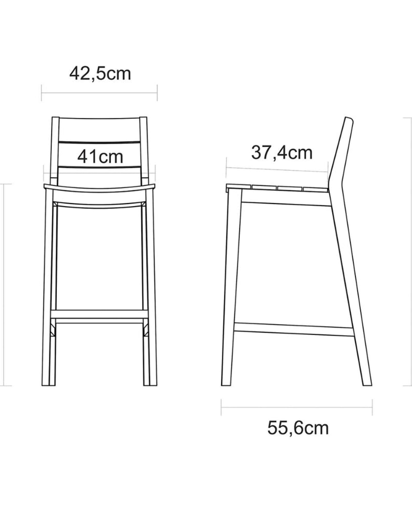 Tramontina High Stool Muiracatiara