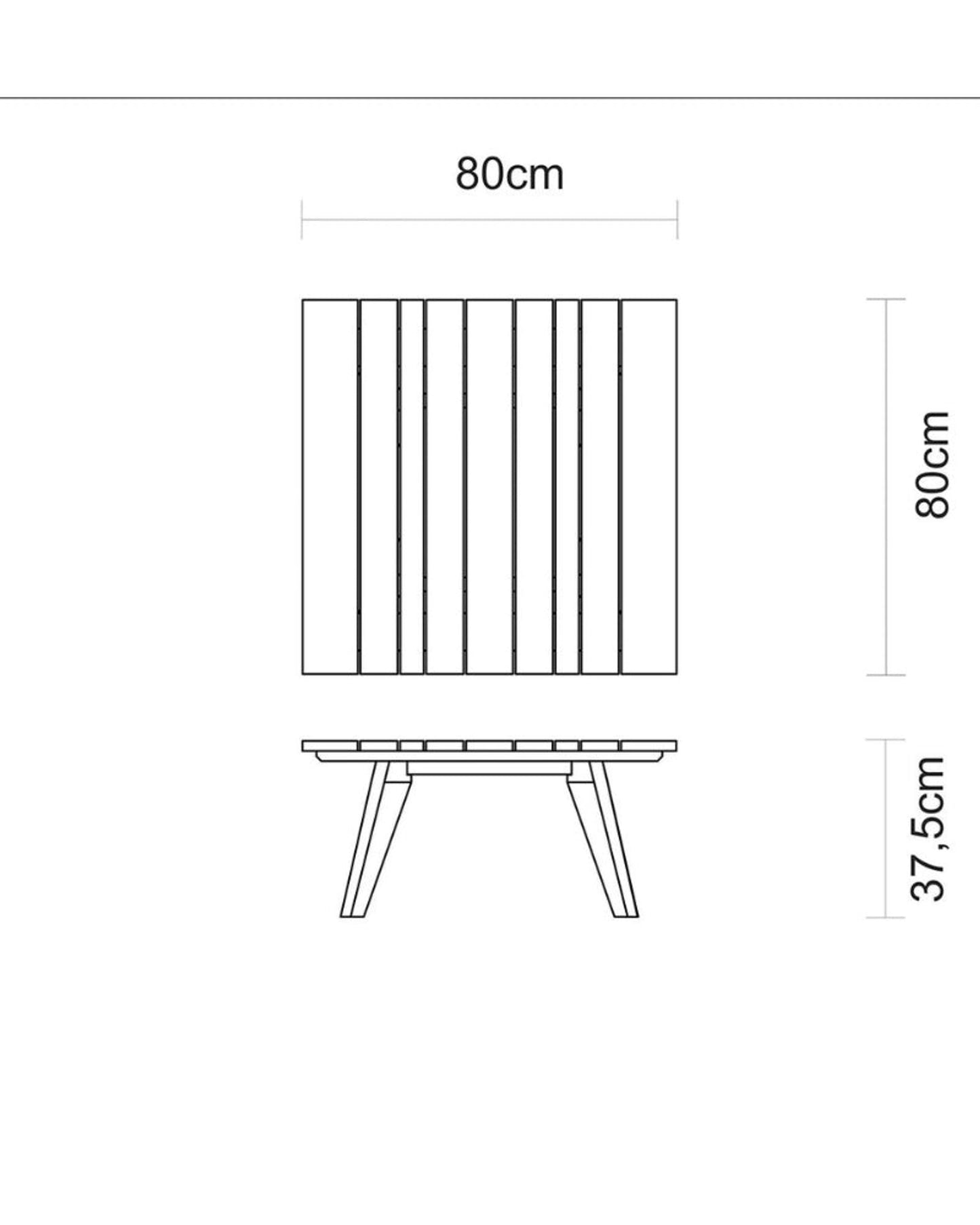 Tramontina Coffee Table Square Muiracatiara