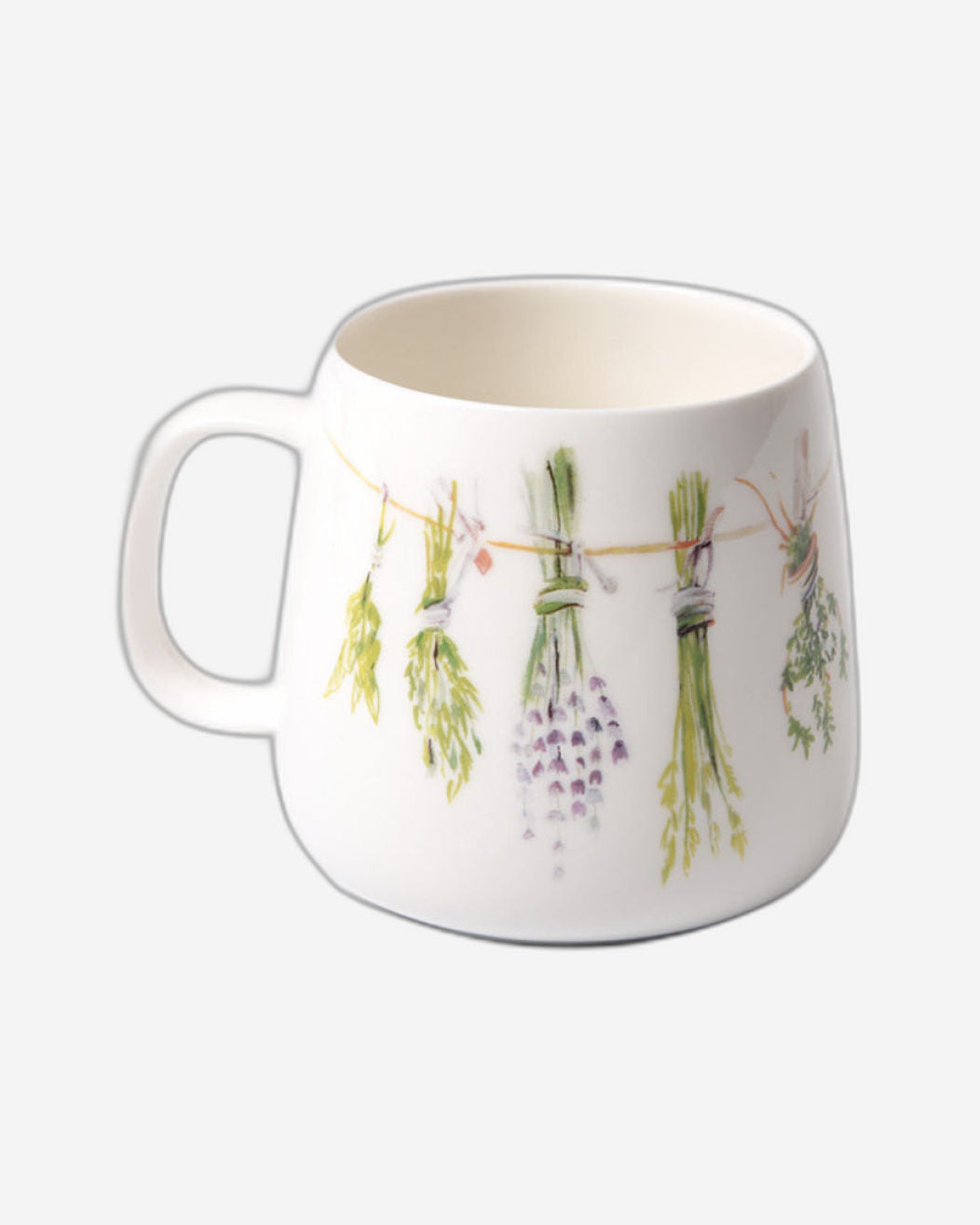 Fissman Mug 400ml Porcelain Rabbit Provence Design Purple