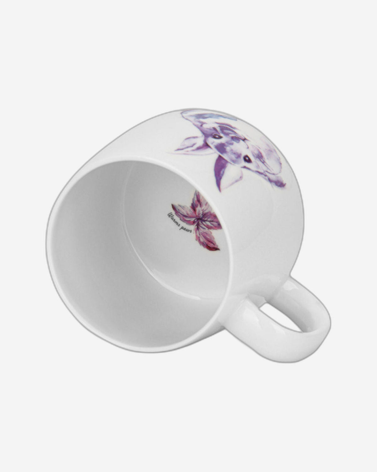 Fissman Mug Porcelain Rabbit Provence Design Black 400ml