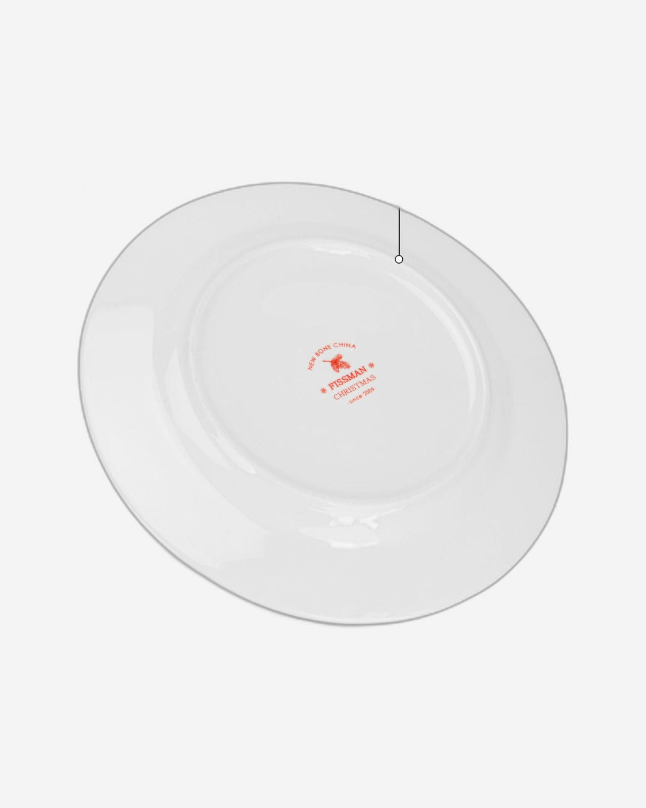 Fissman 2-Piece Plate Christmas, 19.5cm, New Bone China