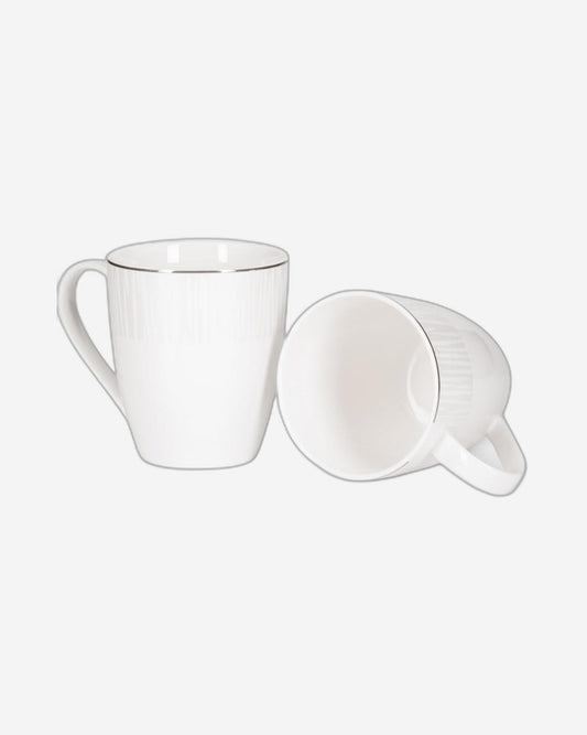 Fissman 2-Piece Mugs Nice 360ml New Bone China