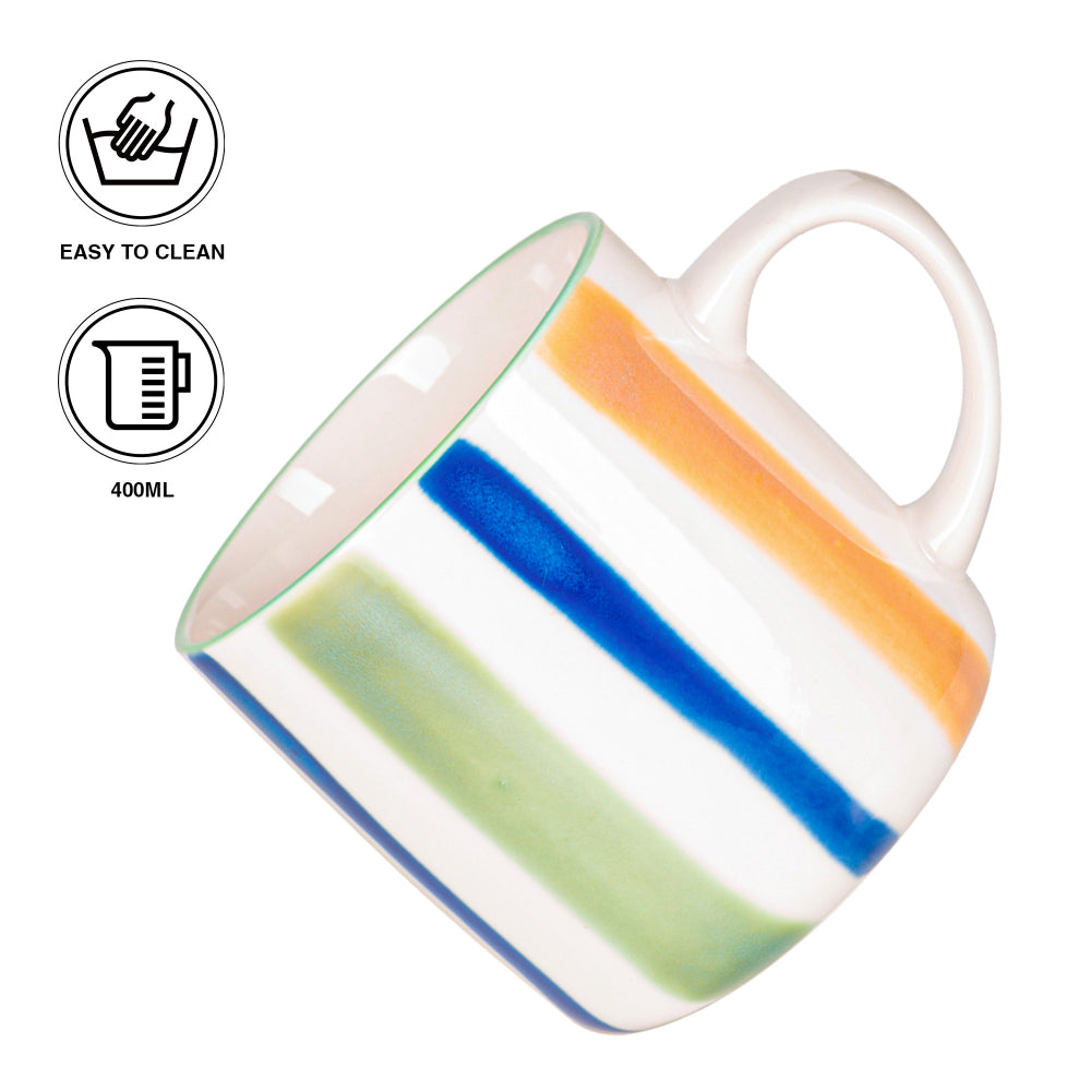 Fissman 2-Piece Cup Porcelain with Elegant And Minimalist Design 400ml