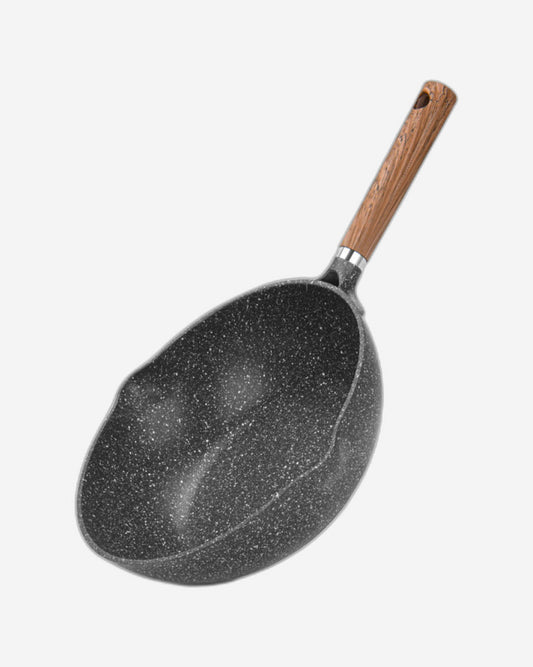 Fissman Wok Milano With Induction Bottom And Aluminium Black 28x9cm