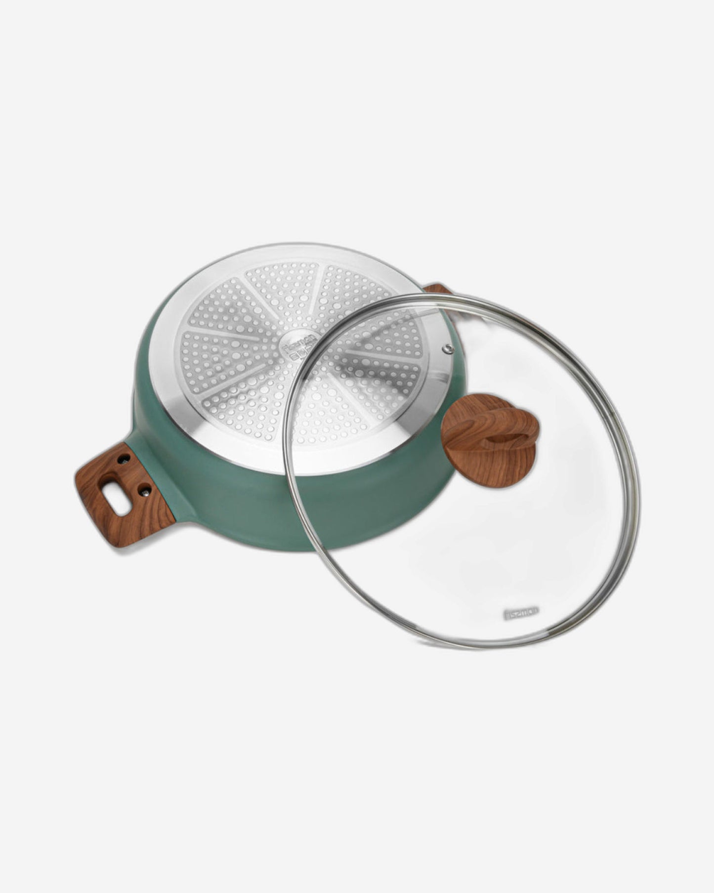 Fissman Casserole Lid Green