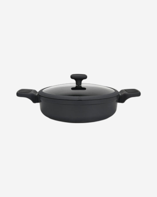 Fissman Shallow Casserole Titanium Pro 28cm/4.3LTR with Cast Aluminum and Non- Stick Coating