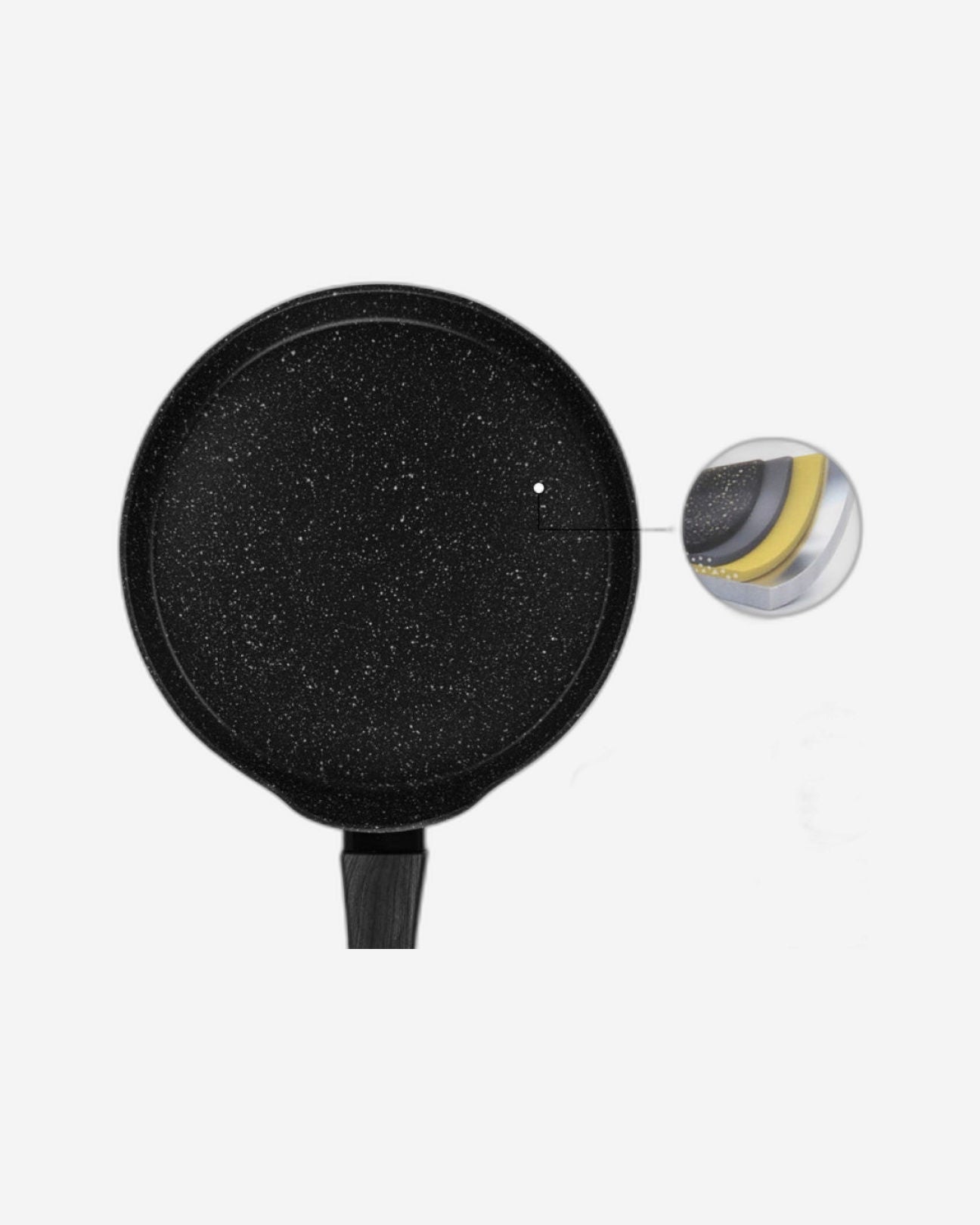 Fissman Crepe Pan Angela 24cm with Aluminum and Non- Stick Coating