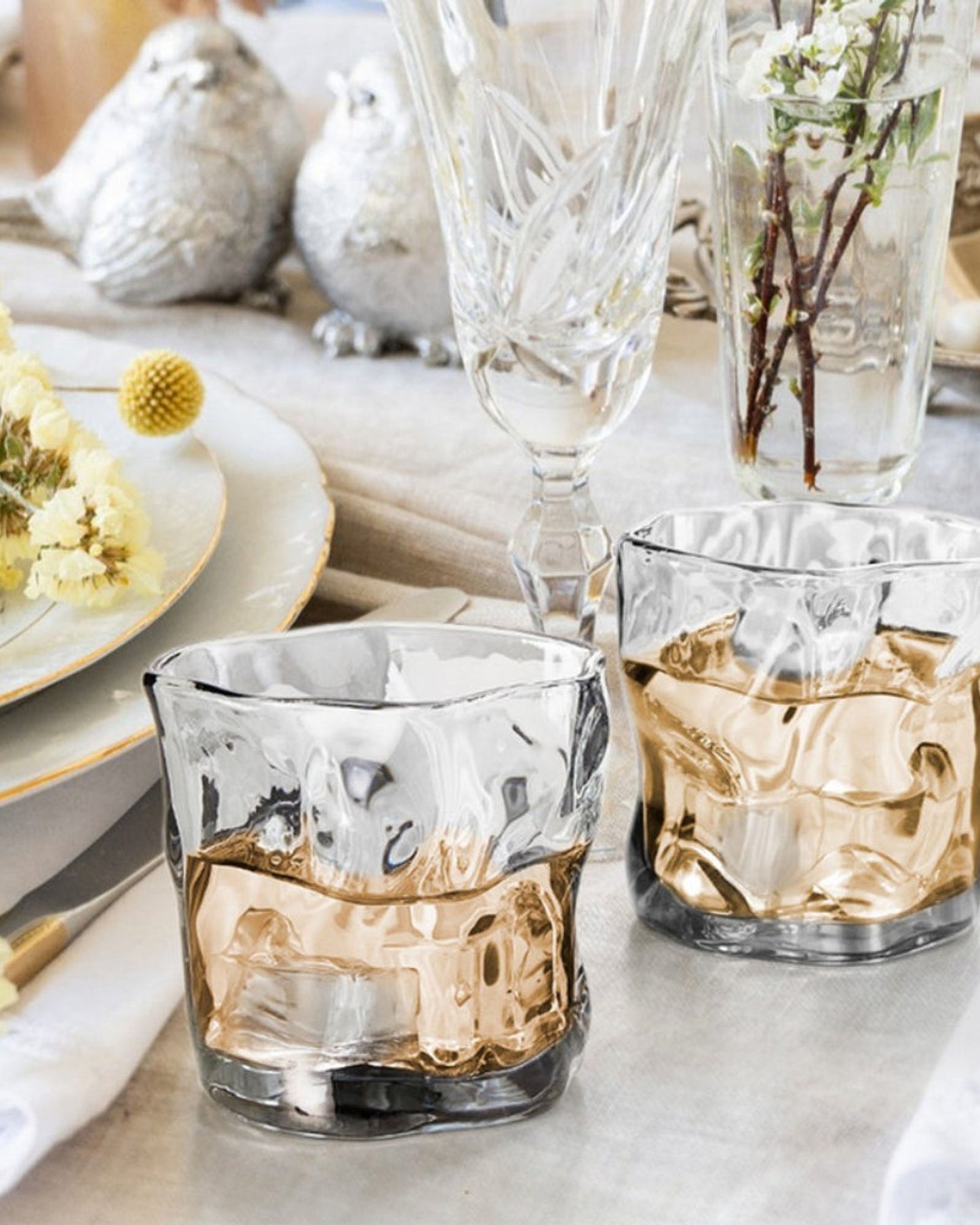 Fissman 2-Piece Whiskey Glasses 260ml Glass