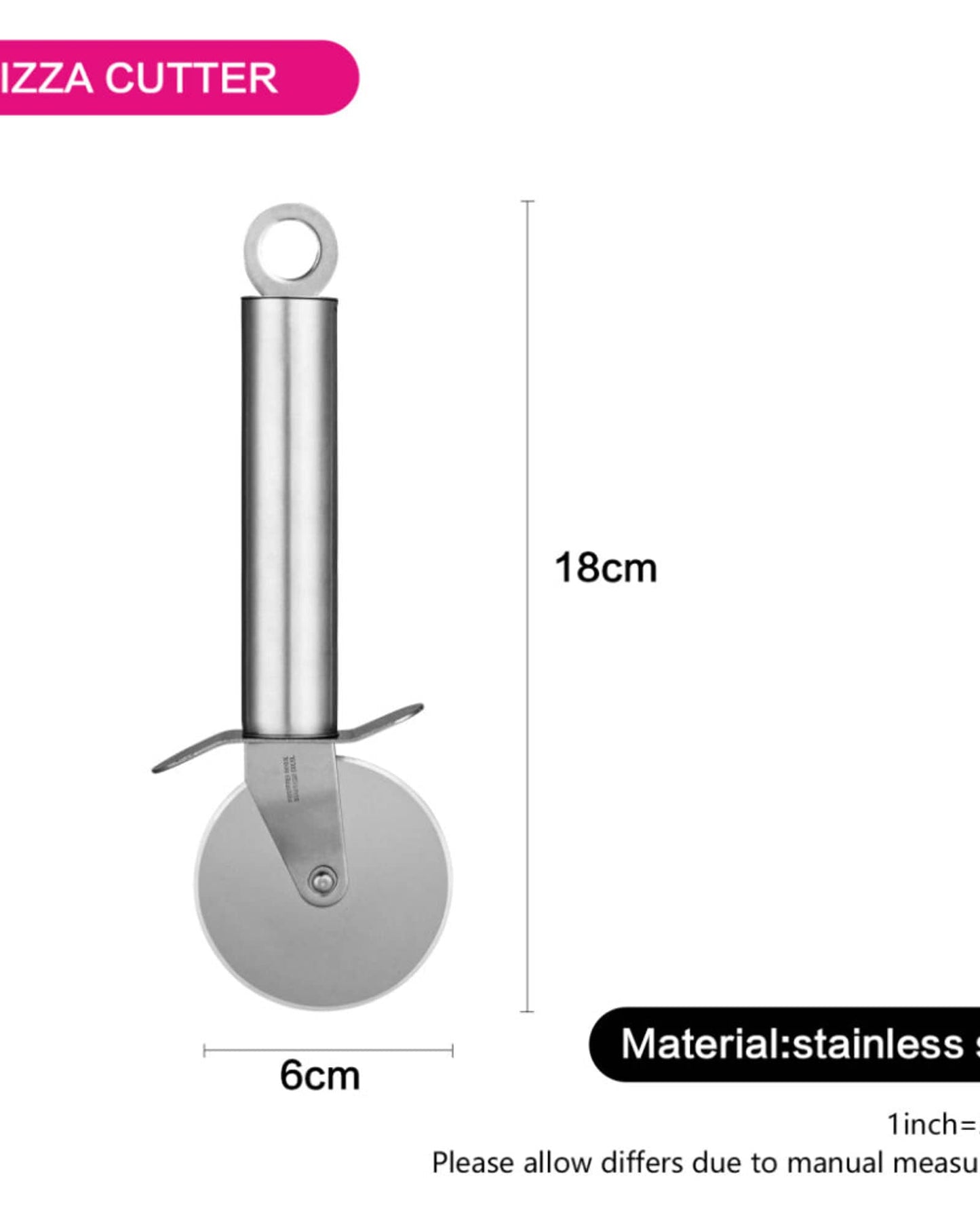 Fissman Pizza Cutter Zonda 18cm