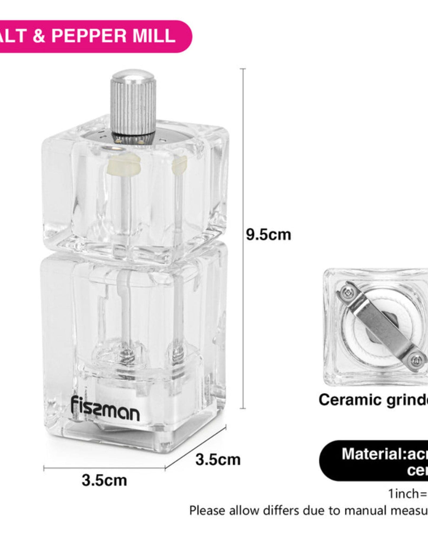 Fissman Salt & Pepper Mill