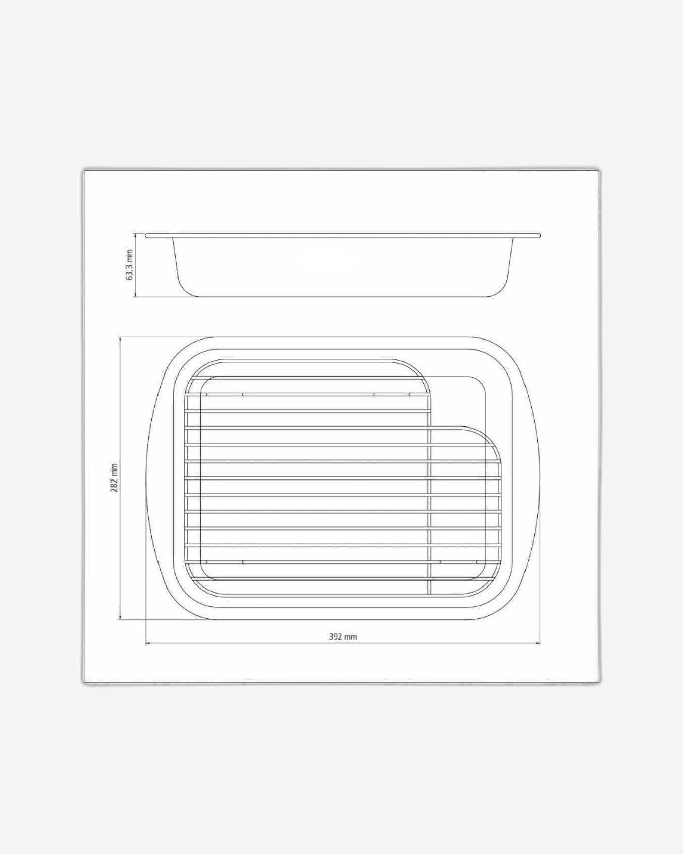 Tramontina Brasil Roasting Pan 4.9L Graphite
