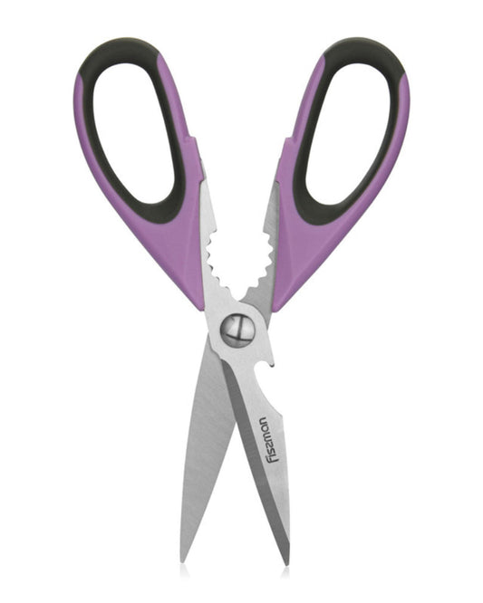 Fissman Kitchen Scissors Purple/Black/Silver 20cm