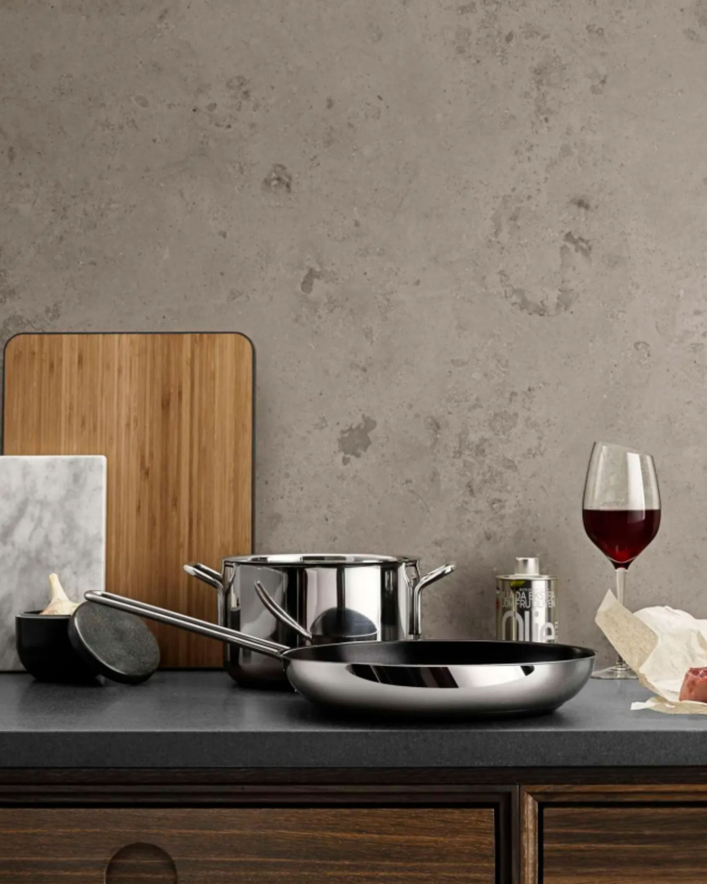 Eva Solo 202513 Stainless steel Frying pan 30cm Ceramic SlipLet®? Nonstick