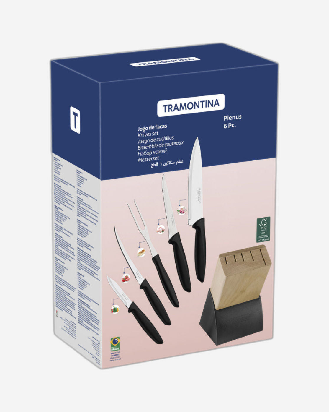 Tramontina Plenus Knife Set 6Pc