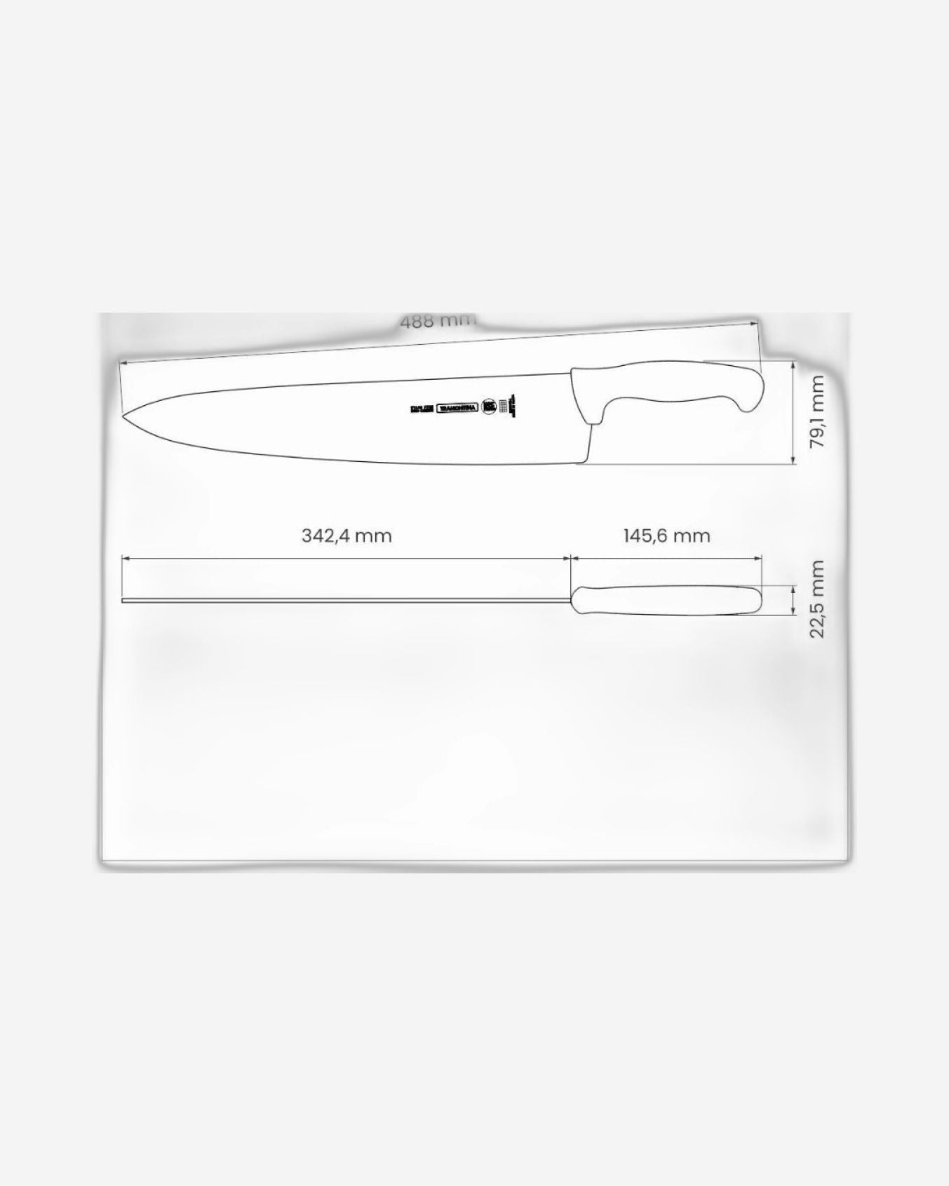 Tramontina Professional Meat Knife 14Inch Red