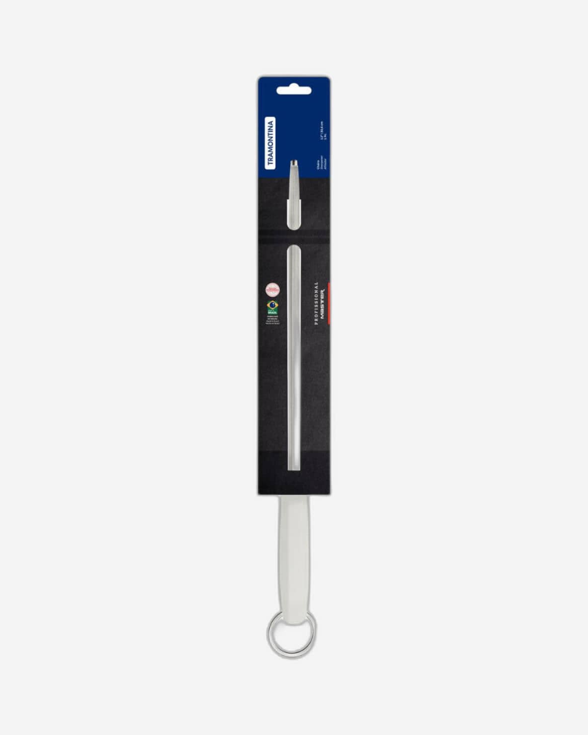 Tramontina Sharpener 12Inch Grooved White
