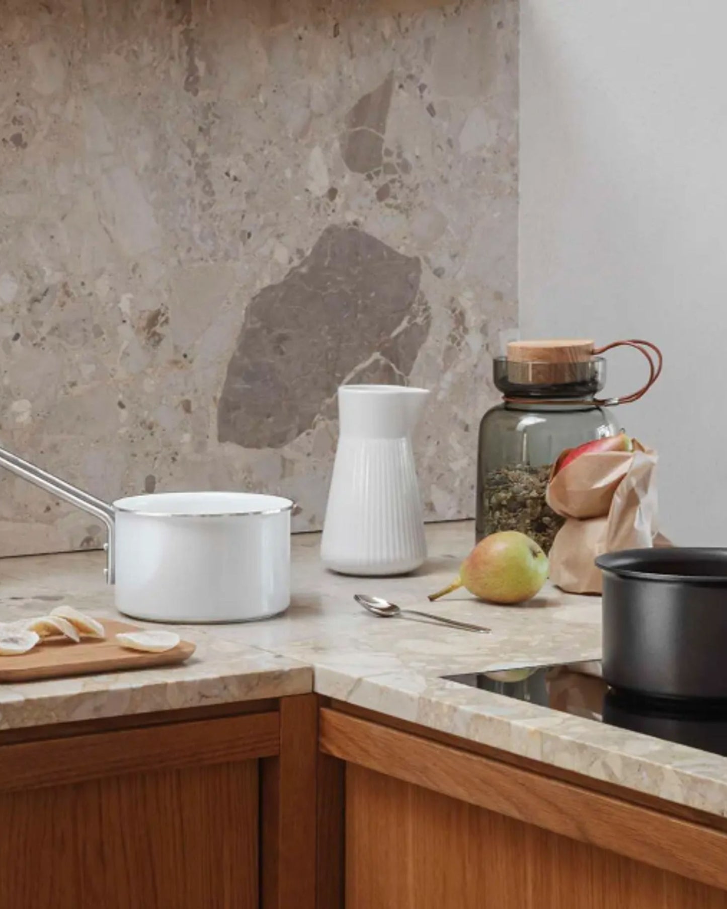 Eva Solo 256611 White Line Saucepan 1.1L 13cm