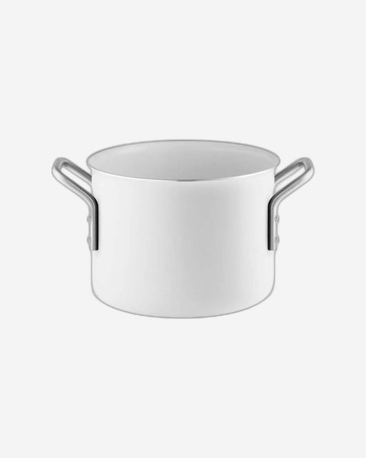 Eva Solo 256620 White line Pot 2.5L Ceramic SlipLetĀ® Nonstick