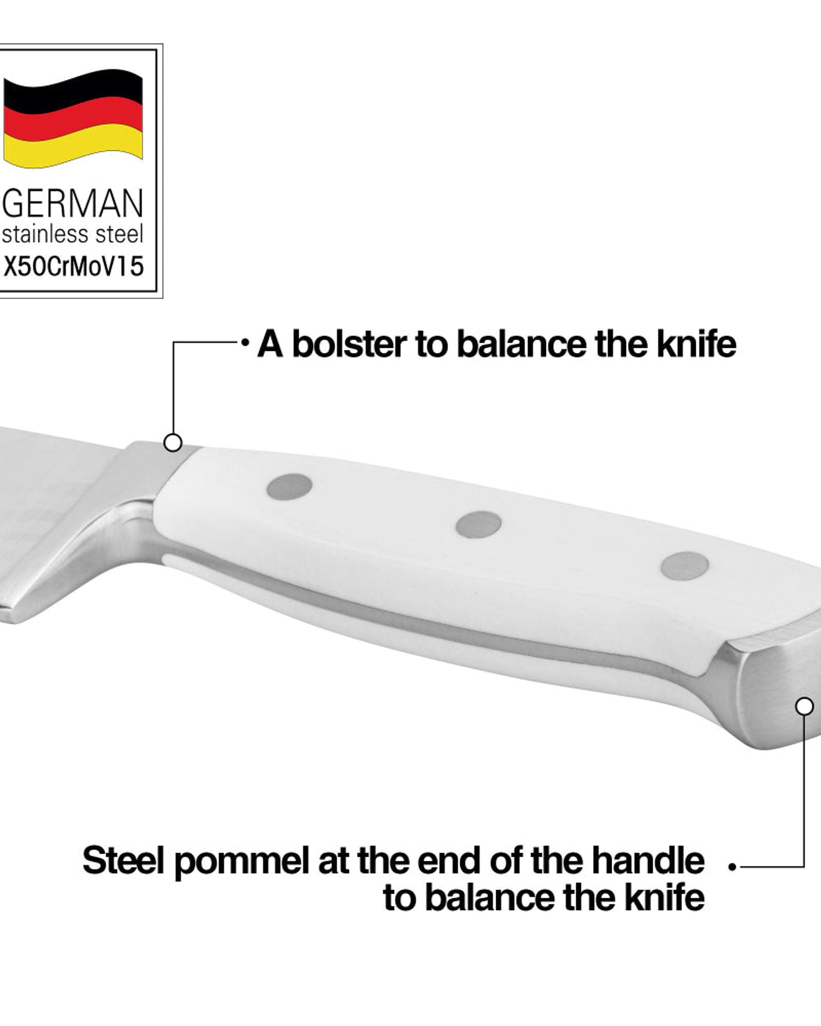 Fissman 6'' Chef`s Knife Bonn (X50CrMoV15 steel)