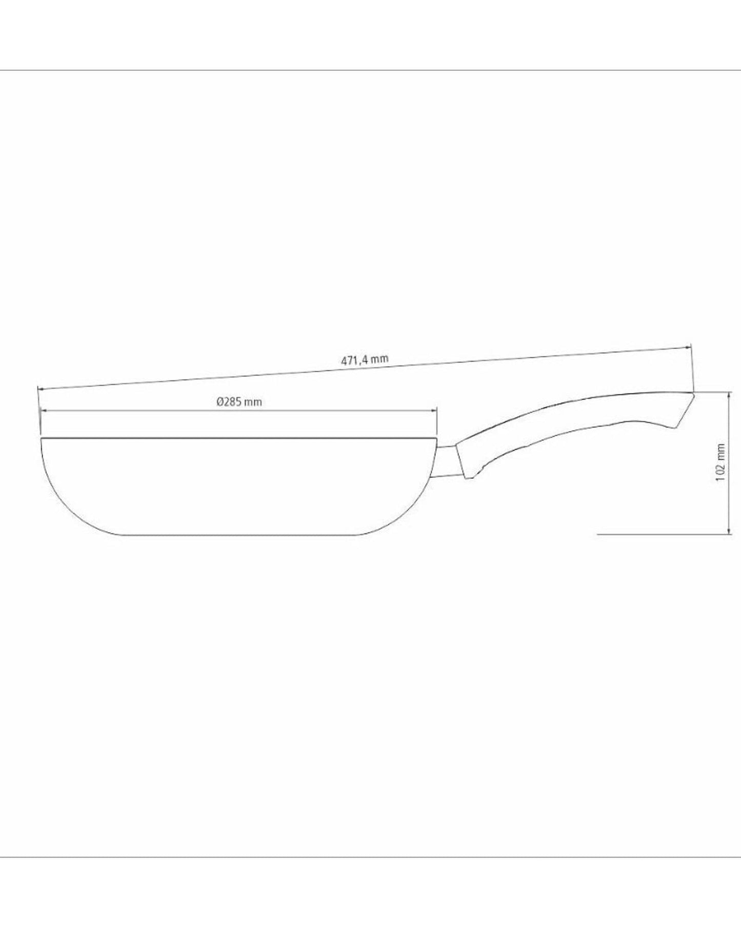Tramontina Paris Frying Pan 3.3L Lead