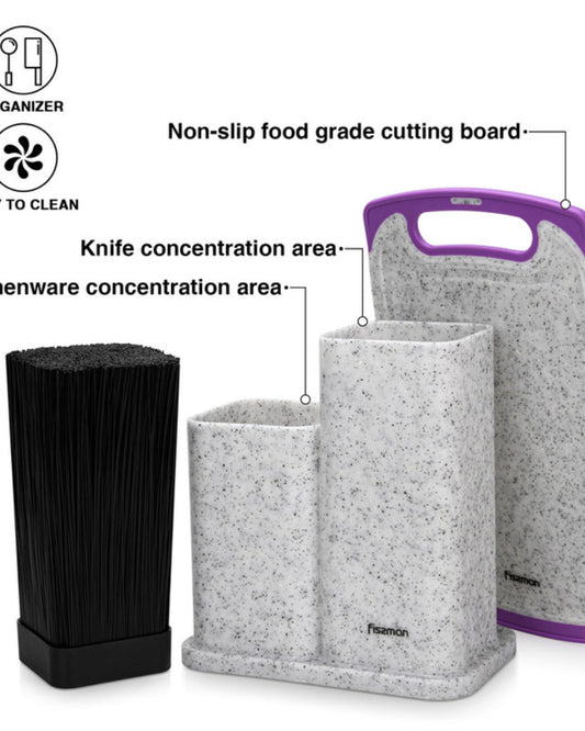 Fissman Knife & Utensil Organizer Cutting Board