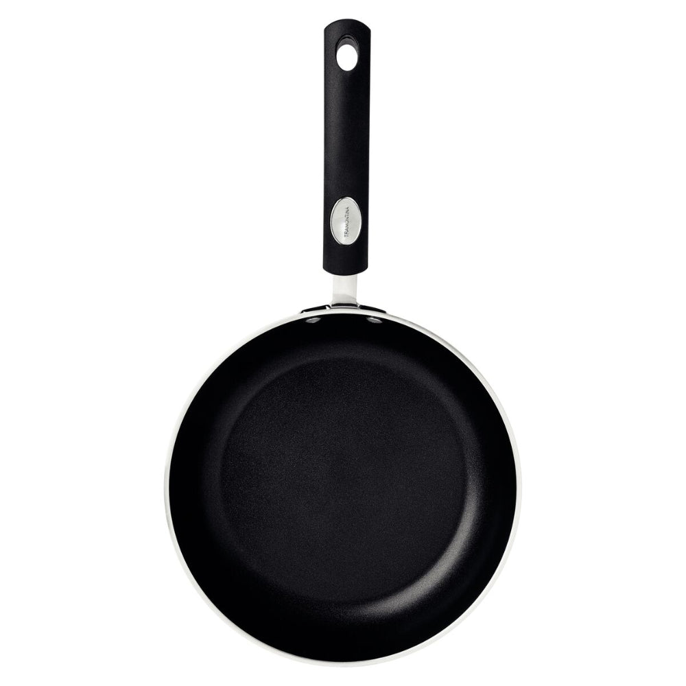 Tramontina Since 1911 Made In Brazil Tramontina Mônaco Induction Aluminum Deep Frying Pan With Black Interior And Exterior Starflon Premium Nonstick Coating, 24 Cm, 2.7 L