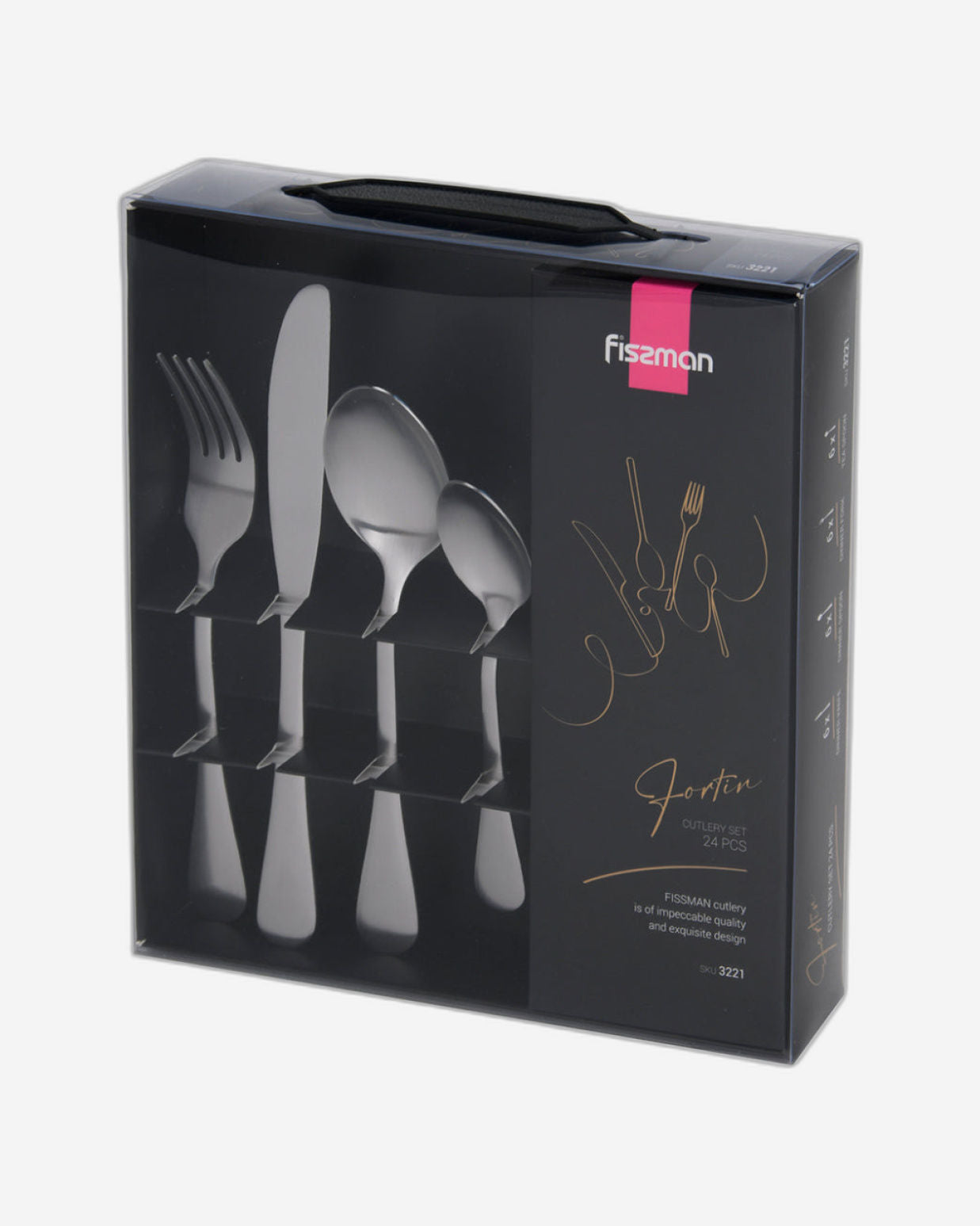 Fissman 24-Piece Cutlery Set, Stainless Steel Cutlery Set Fortin Series