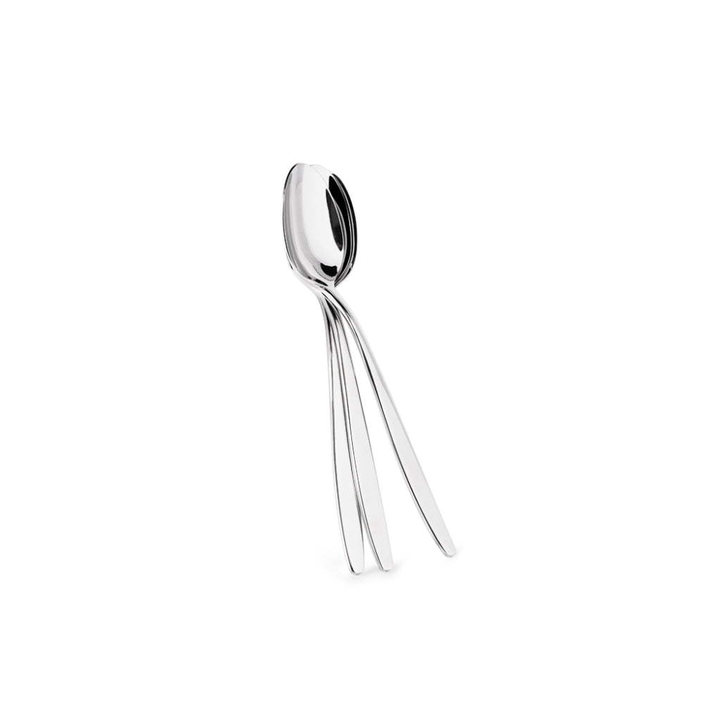 Fissman 3-Piece Dinner Spoon 20cm, 18/10 Stainless Steel Cutlery Set TRENTO Series