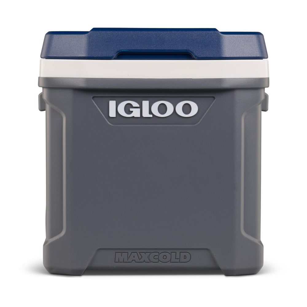 Igloo - Maxcold Latitude 62 Roller Cooler - Carbonite /
Aegean Sea