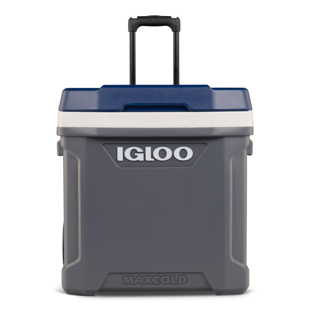 Igloo - Maxcold Latitude 62 Roller Cooler - Carbonite /
Aegean Sea