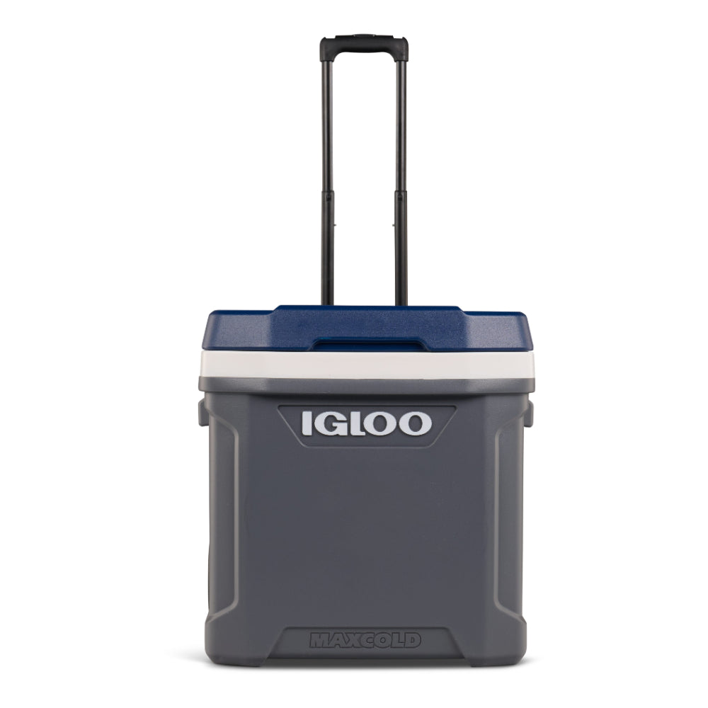 Igloo - Maxcold Latitude 62 Roller Cooler - Carbonite /
Aegean Sea