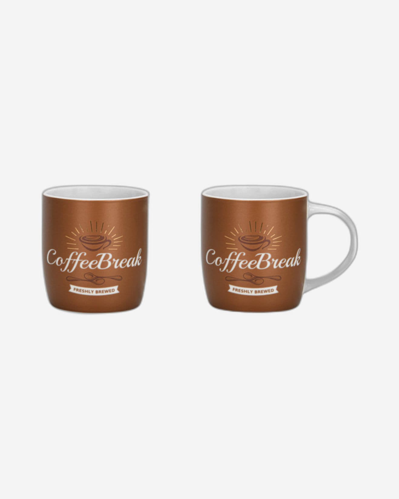 Fissman Mugs Coffee Break 2Pc 310ml