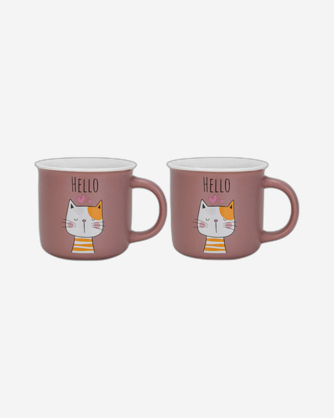 Fissman Mugs Hello 2Pc 380ml