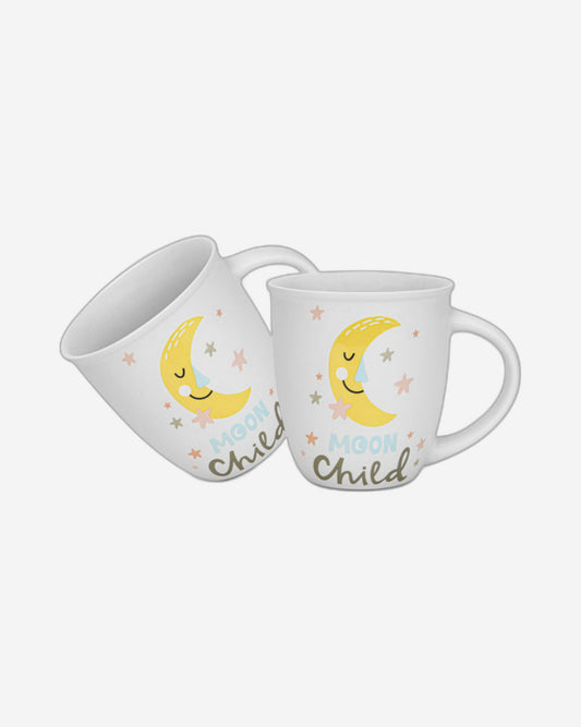 Fissman 2-Piece Mugs 380ml Moon Child New Bone China