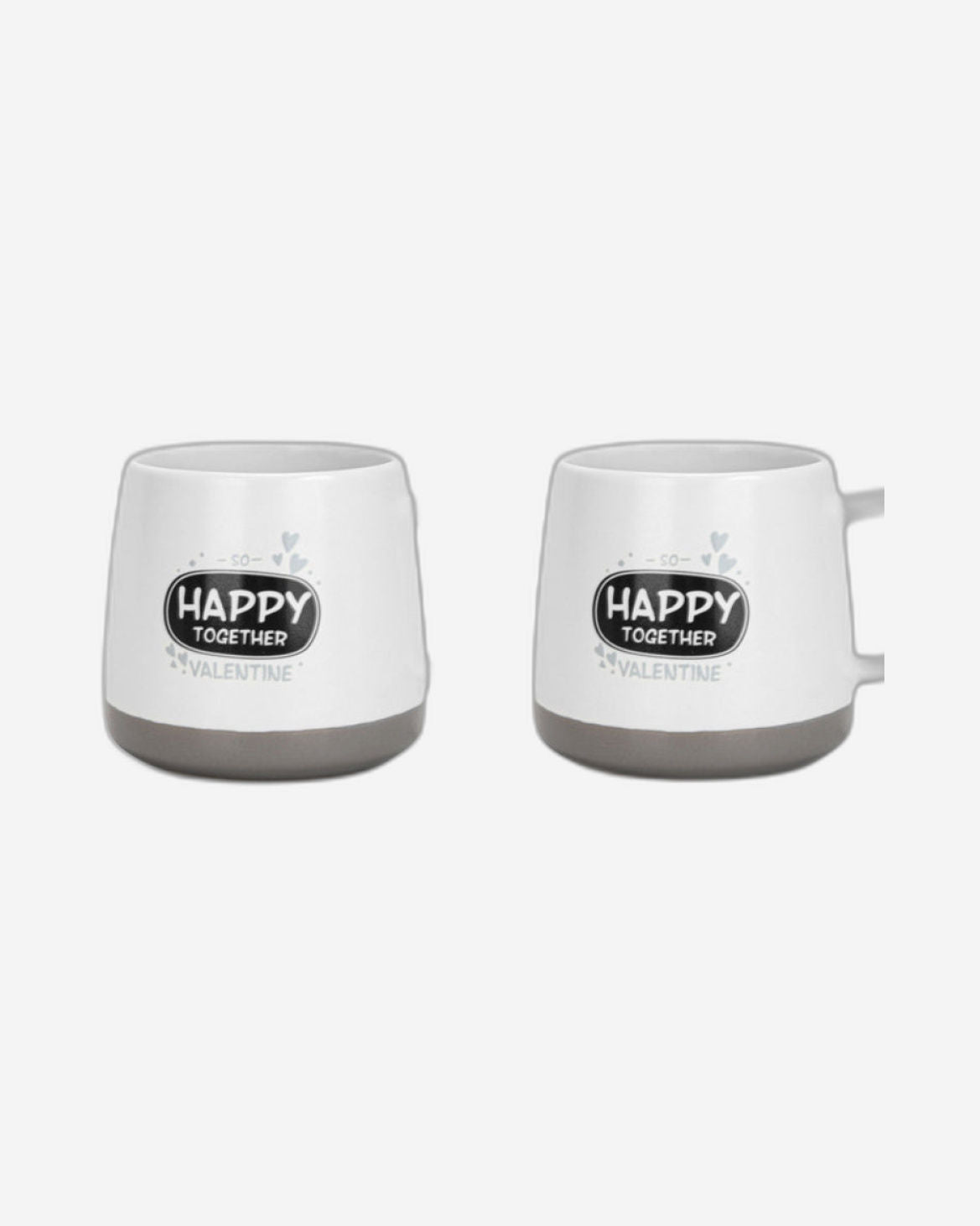Fissman 2-Piece Mugs 400ml Happy Together New Bone China