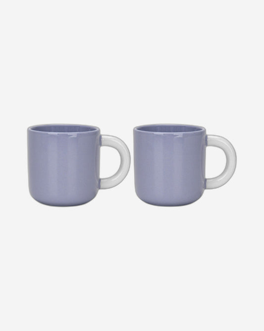 Fissman 2-Piece Mugs 360ml Lilac New Bone China