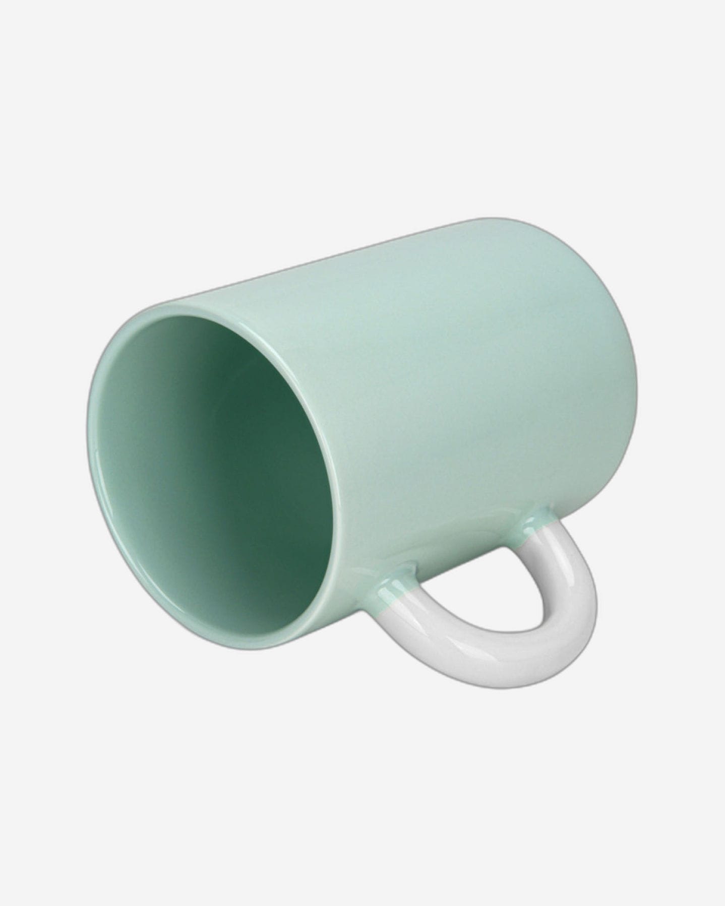 Fissman Mugs New Bone China Green 2Pc
