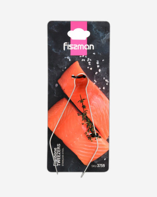 Fissman Fishbone Tweezers Silver 9.5cm