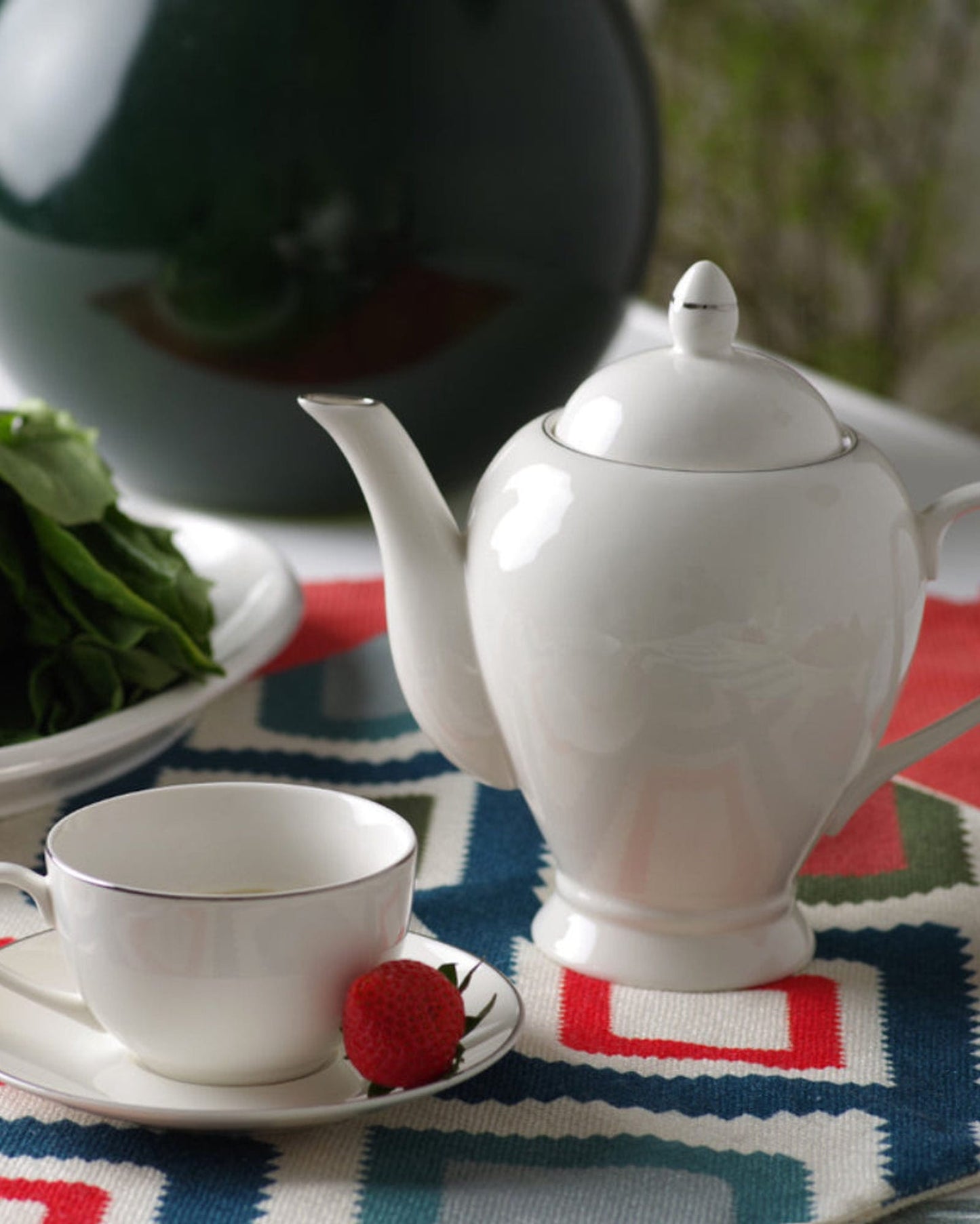 Fissman Teapot Aleksa Porcelain White 1100ml