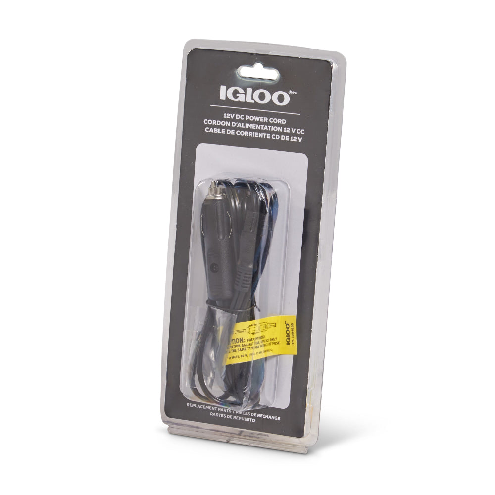 00040393-Igloo-12V Dc Power Cord - Black