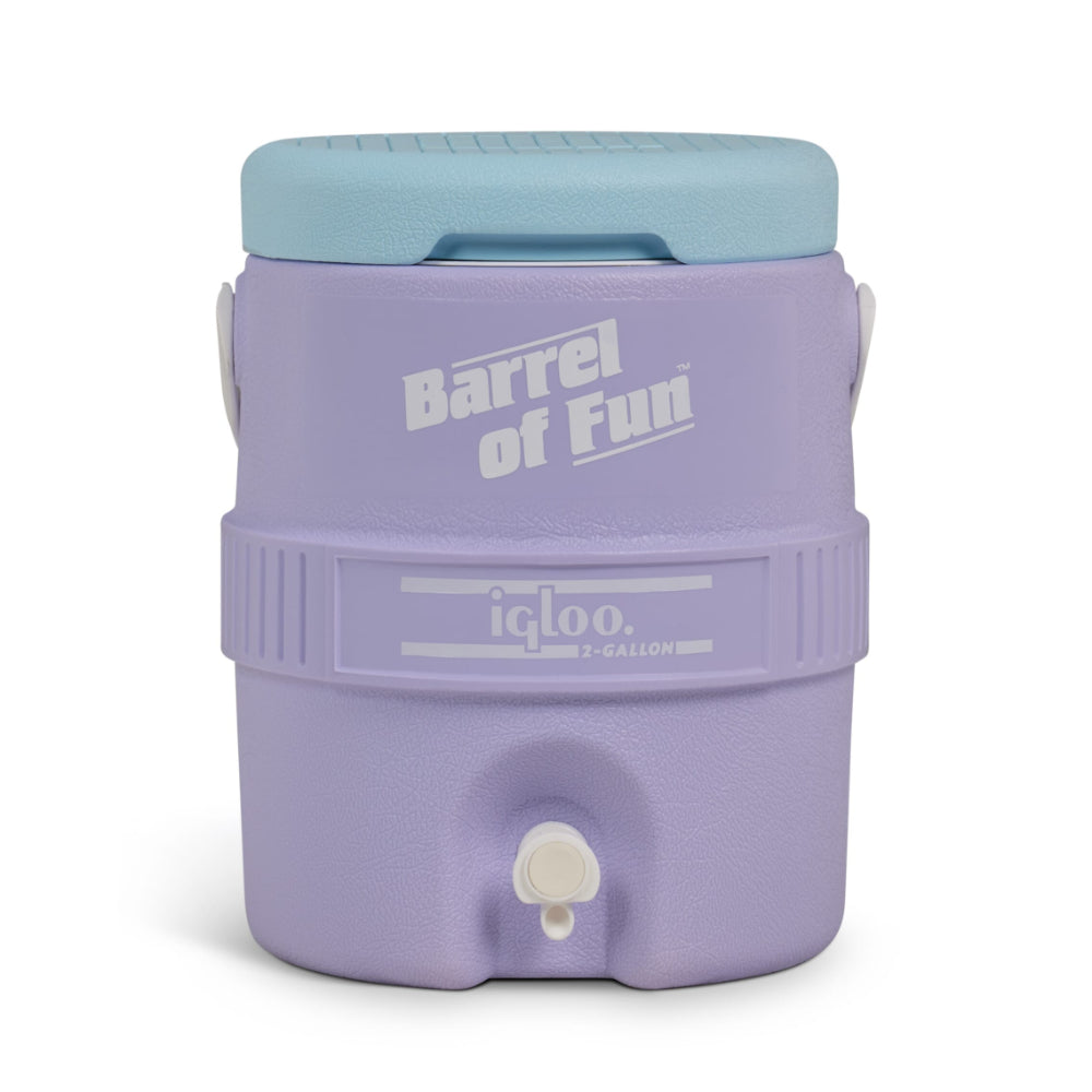 00042340-Igloo - Retro 2 Gallon Barrel of Fun - Lilac