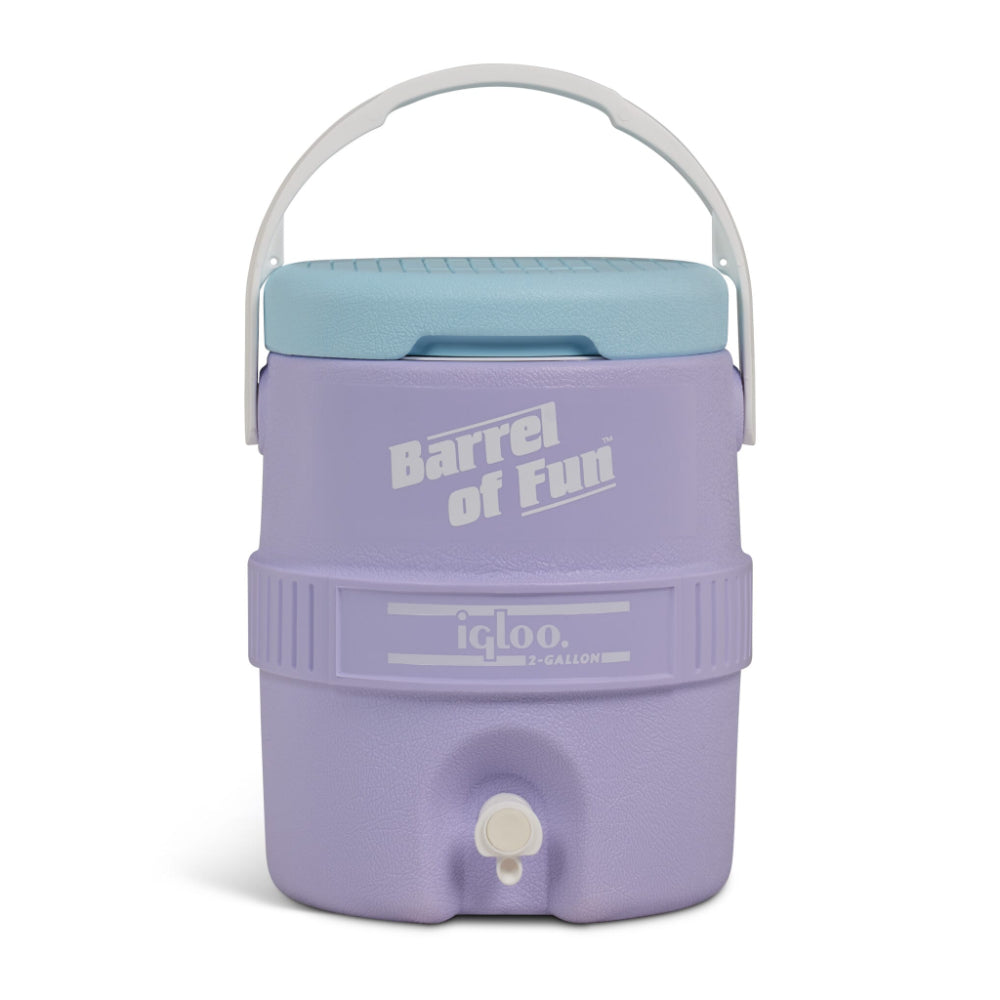00042340-Igloo - Retro 2 Gallon Barrel of Fun - Lilac
