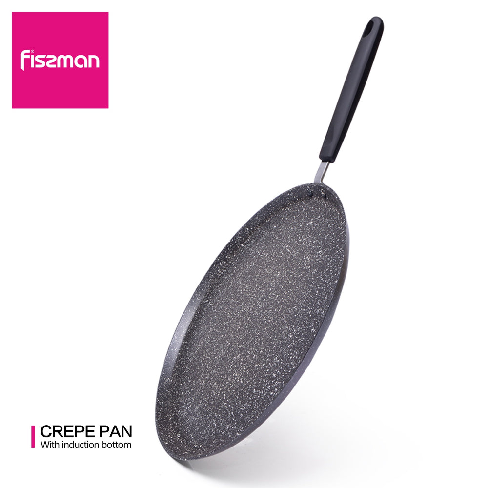 Fissman Crepe Pan Nonstick 32cm, Aluminum Crepe Pan Fiore Series, Induction Bottom