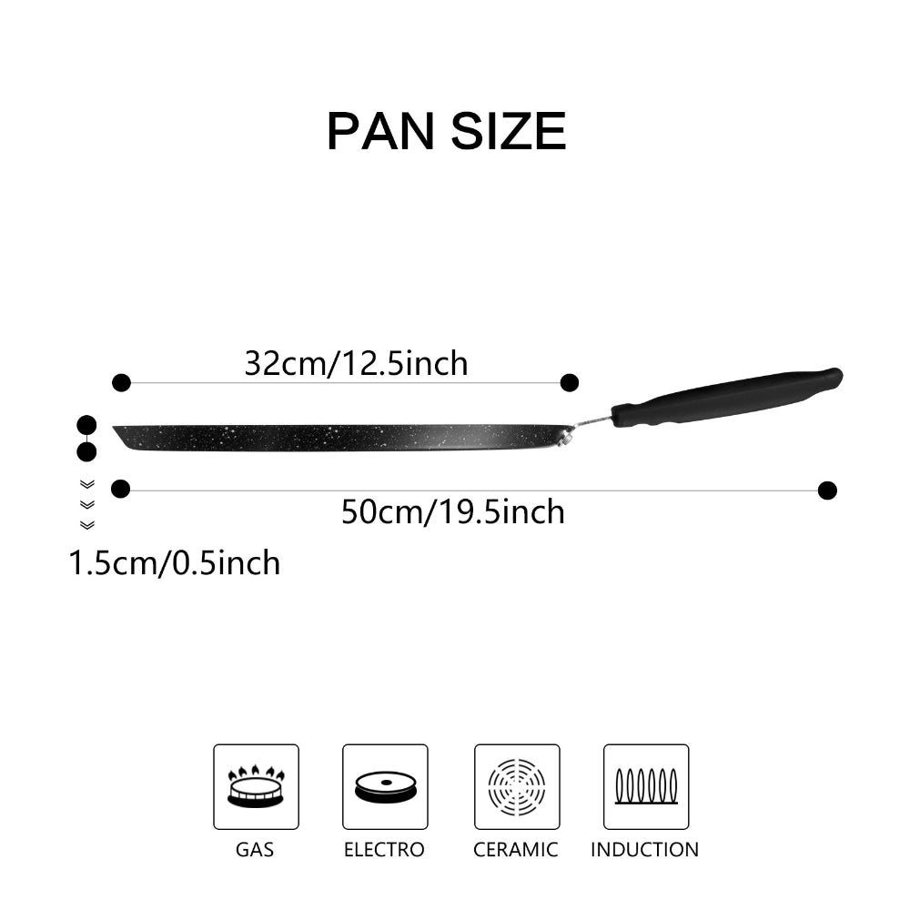 Fissman Crepe Pan Fiore Aluminum Non-Stick 32cm