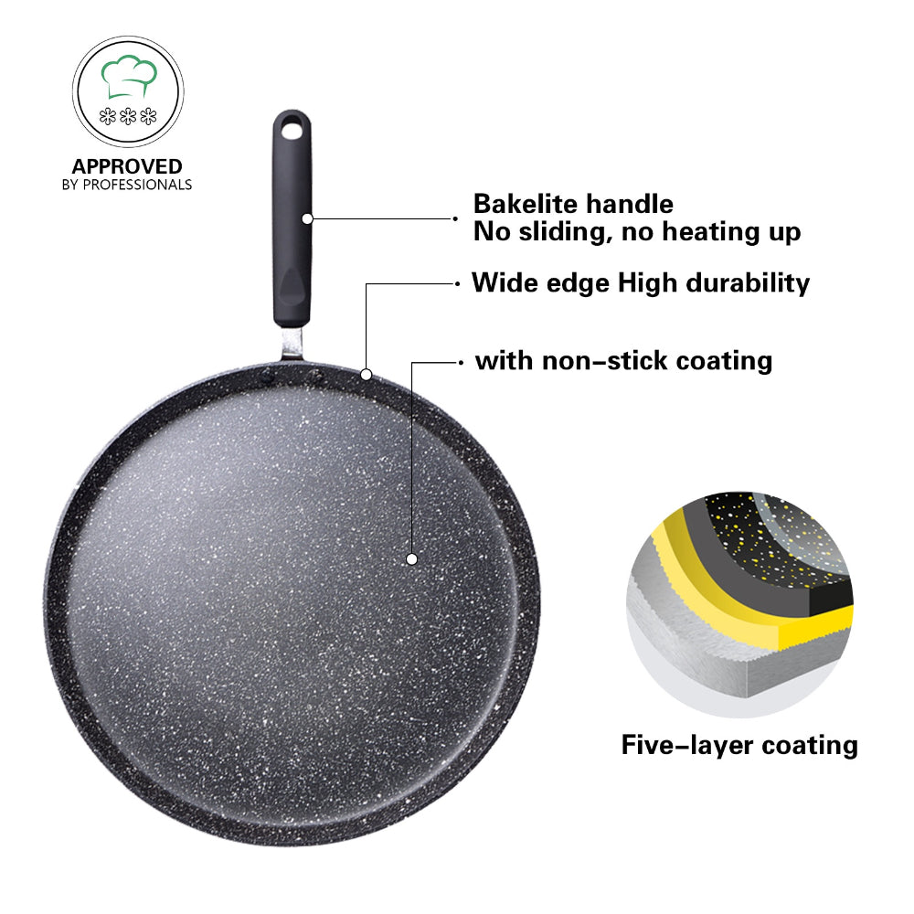 Fissman Crepe Pan Fiore Aluminum Non-Stick 32cm