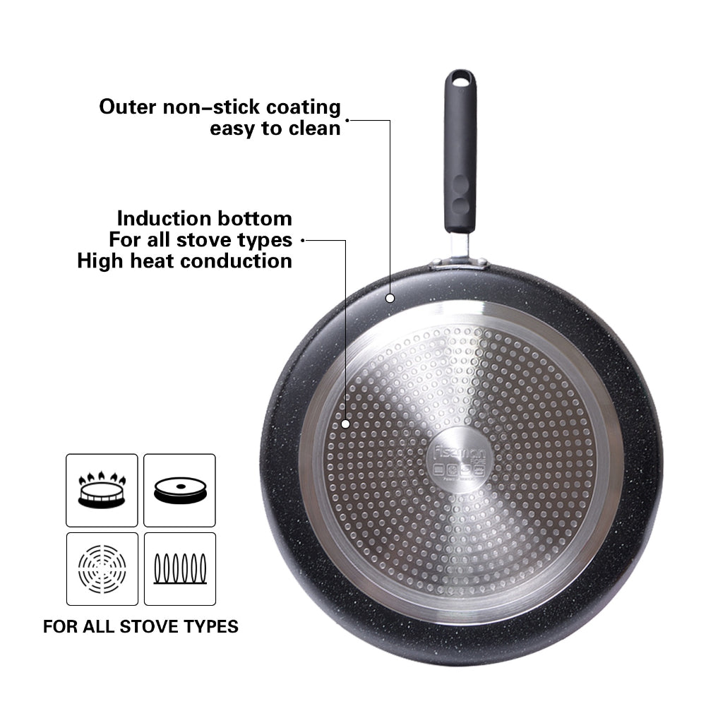 Fissman Crepe Pan Fiore Aluminum Non-Stick 32cm