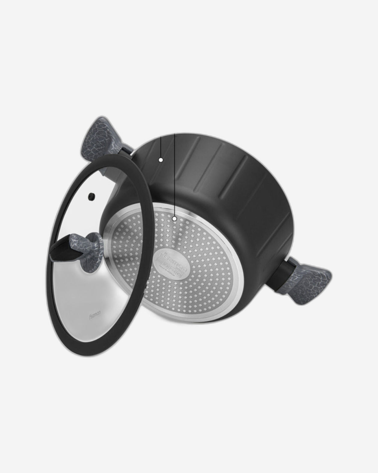 Fissman Cookware Stella Aluminum 11Pc Spoon & Turner