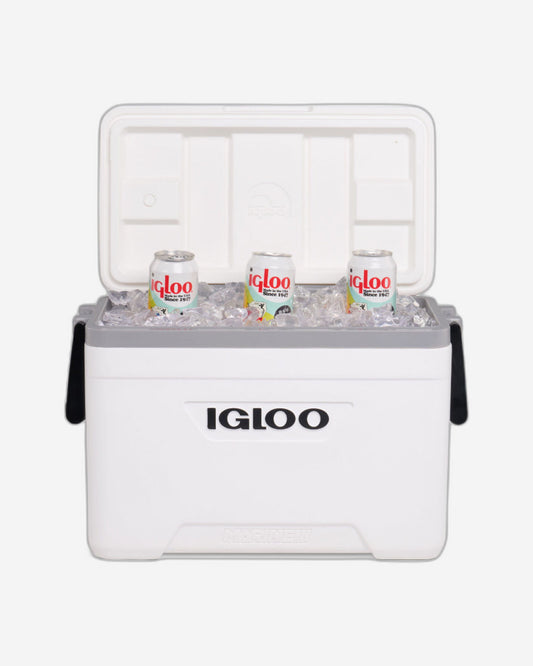 Igloo-Latitude Marine Ultra 25 Cooler Box - White / Moonscape Gray