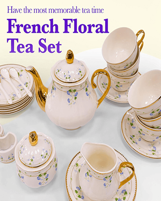 B&S DS-23C098 31Pc Round Tea Set