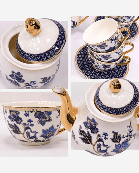 B&S 31Pc Round Tea Set
